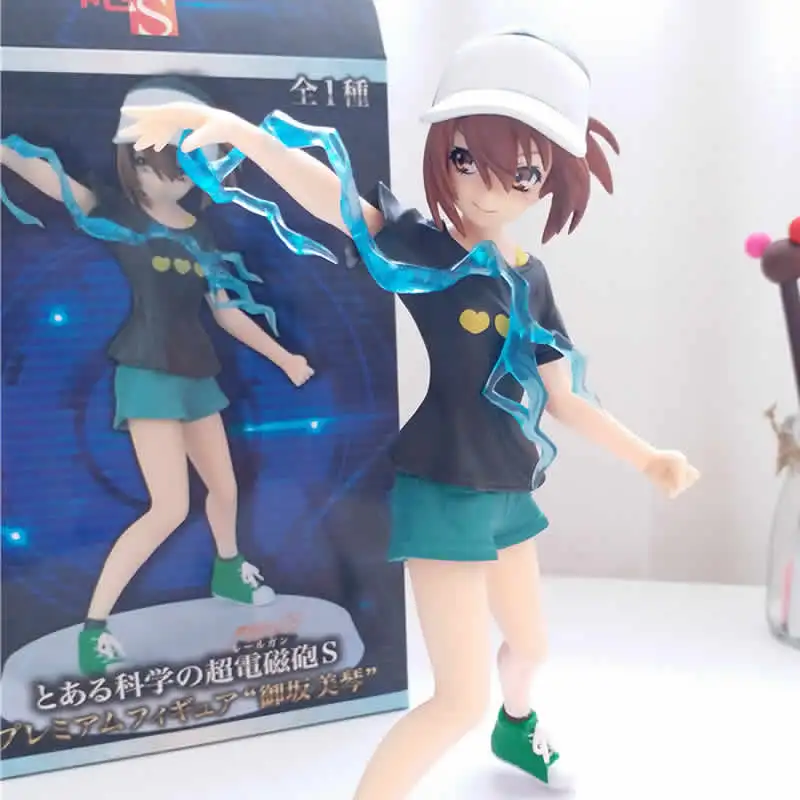 Экшн фигурка Toaru Kagaku без железнодорожного пистолета Mikoto Misaka из ПВХ коллекционная