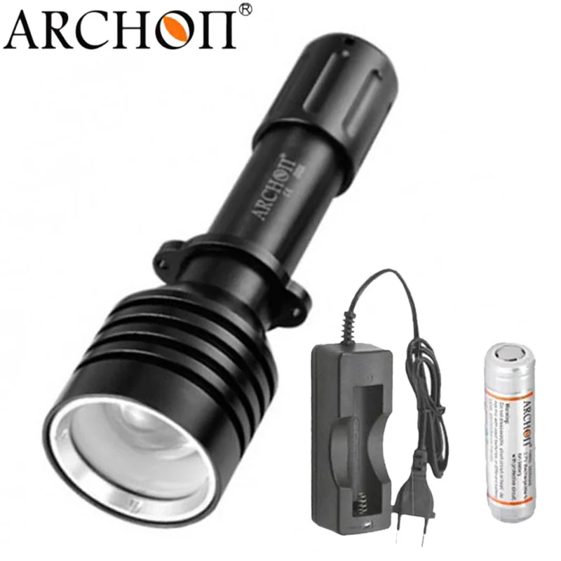 Фонарик для дайвинга и охоты ARCHON D10U W16U масштабируемый подводный фонарь