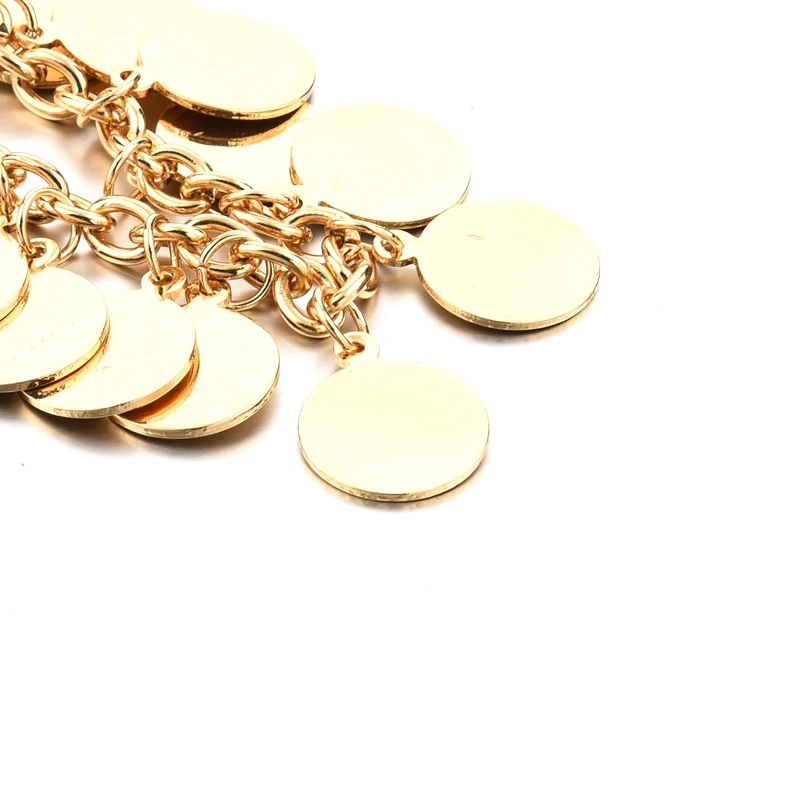 Женский браслет цепочка CHICVIE возлюбленной пары с золотыми звеньями для свадьбы и