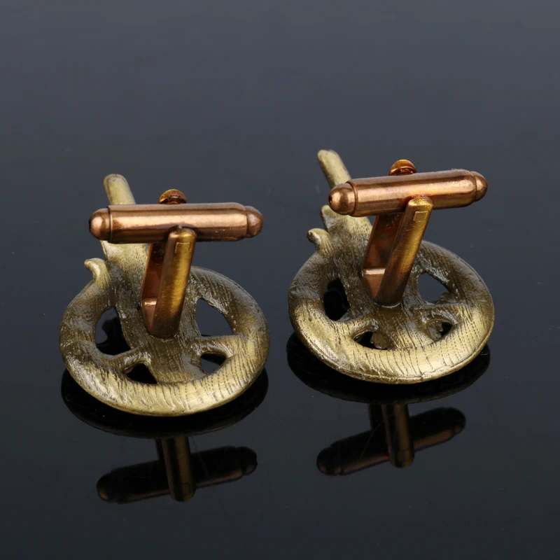 Dongsheng ручной короля зажимы для галстуков и запонок металлический крутой Кафф