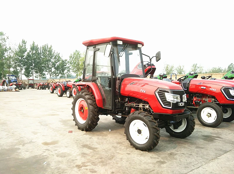 50 hp 4 x4 трактор 4 колесный трактор с фронтальным погрузчиком