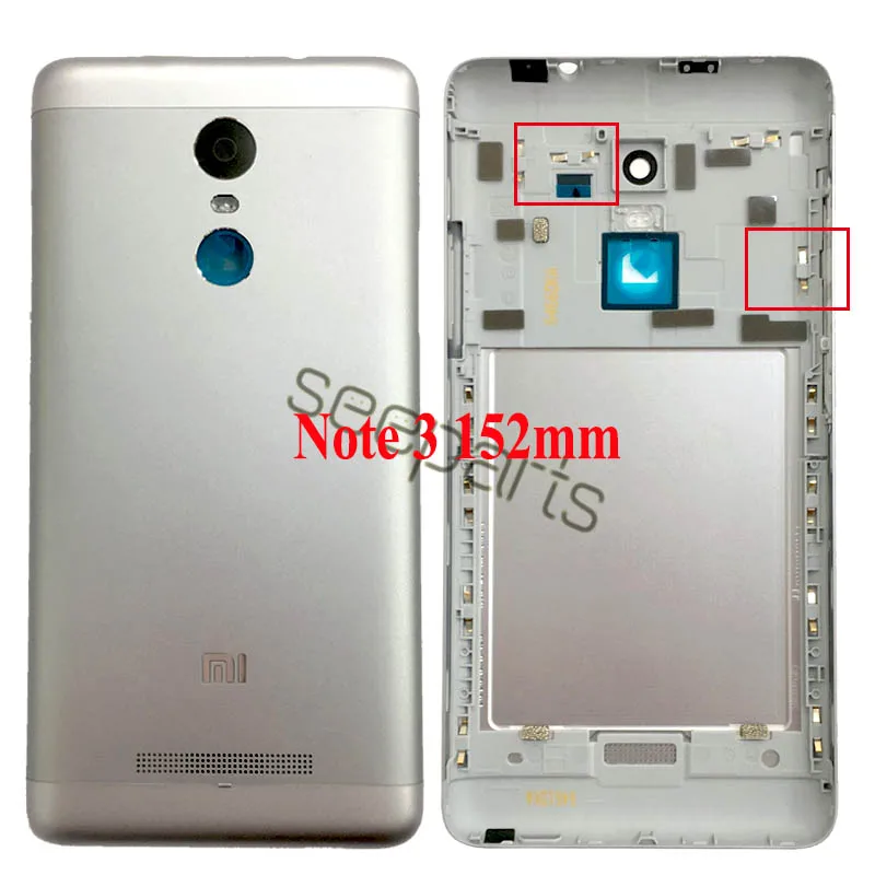 Для Xiaomi Redmi Note 3 150 мм/152 мм чехол для аккумулятора Redmi Note 3 Pro задняя крышка для аккумулятора чехол для двери Global/Special Edition