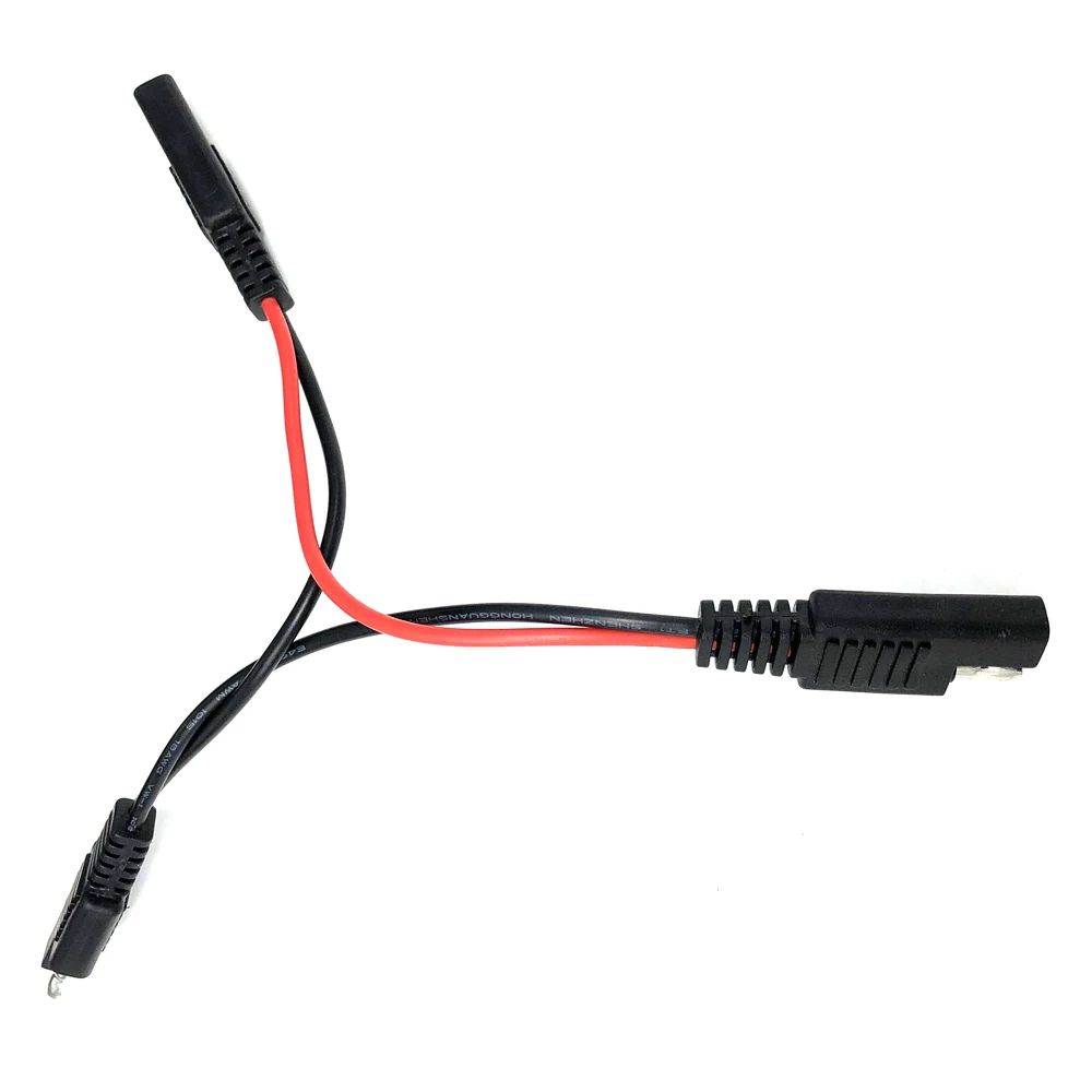 18AWG горячая солнечная батарея вилка SAE от 1 до 2 жгут &quotсделай сам&quot для