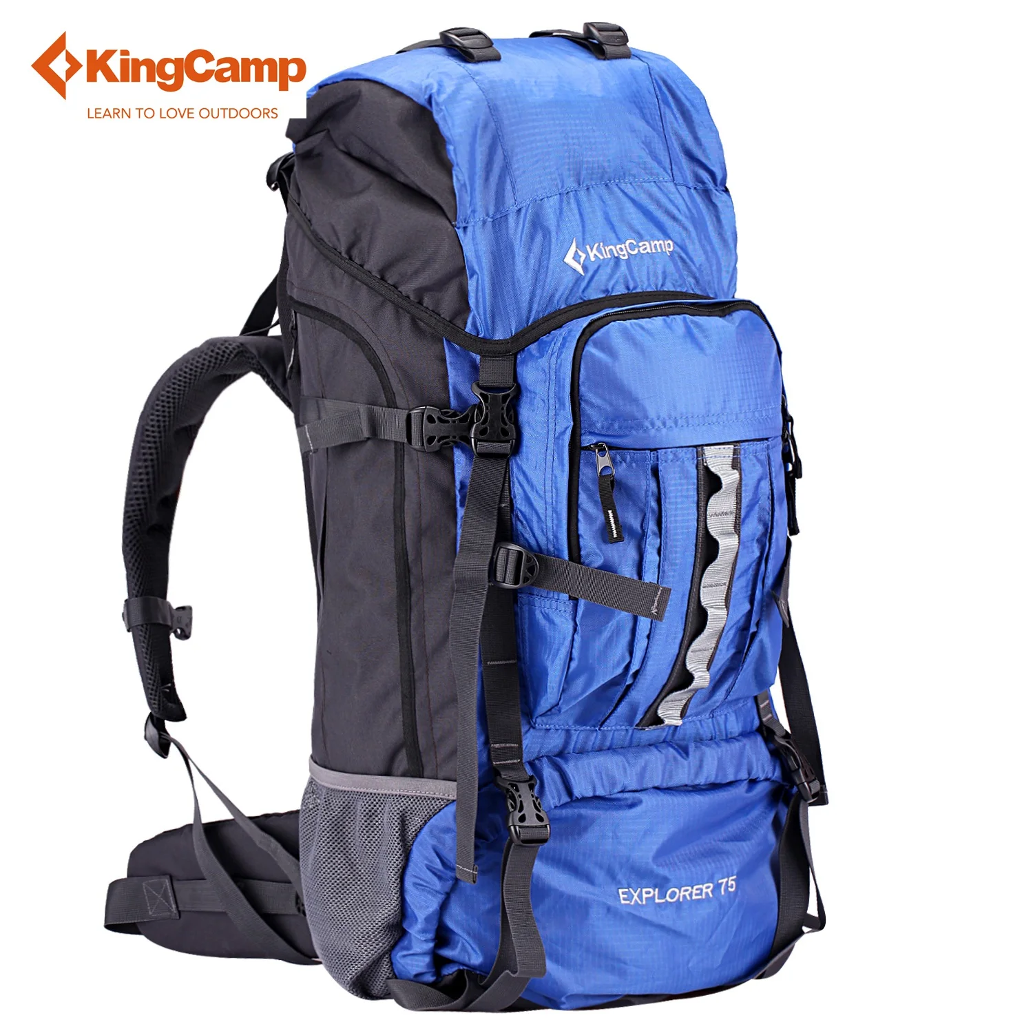 KingCamp 75L рюкзак для туризма Водонепроницаемый Прочный регулируемый ремень
