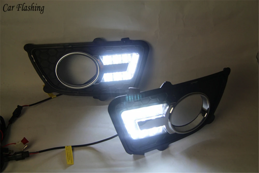 Автомобильная проблесковая 1 комплект 12V ABS светодиодный для KIA Sportage 2008 2009 2010 2011 2012