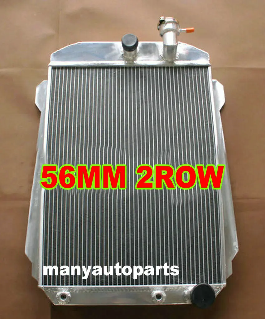 Алюминиевый радиатор + вентилятор для Chevy Hot/Street Rod 350 5 7 V8 W/Tranny Cooler 1939 39 год |