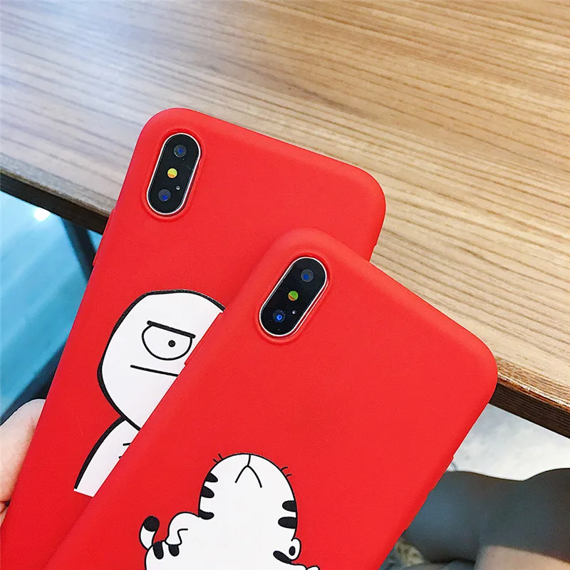 Для iPhone 6 S 7 8 Plus чехол милый мультфильм с изображением котов для X Xr XS Max Funda Capa