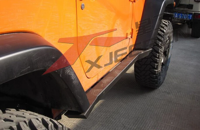 Для Jeep JK Wrangler (2drs) Боковая стальная броня боковой стержень выдвижной RockerGuard Step