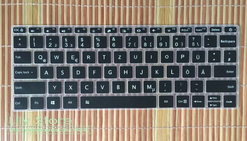 Немецкий силиконовый чехол для клавиатуры защитная пленка Xiaomi Mi Notebook Air 13 3 12 5 Pro 15