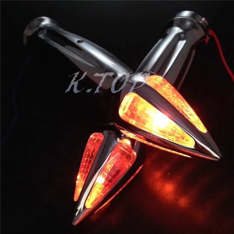 Хром 7/8 &quot22 мм ручные ручки руль поворотник для Harley Honda Yamaha Kawasaki|grip pride|signal convertersignal