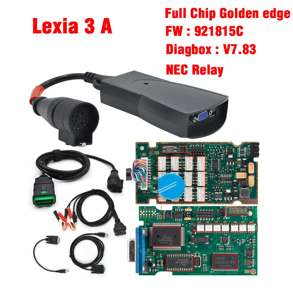 Type 1 Lexia 3 полный чип Lexia3 V48/V25 новейший Diagbox V7.83 PP2000 Lexia-3 прошивки 921815C для peugeot для Citroen Диагностический инструмент - Цвет: Type 1