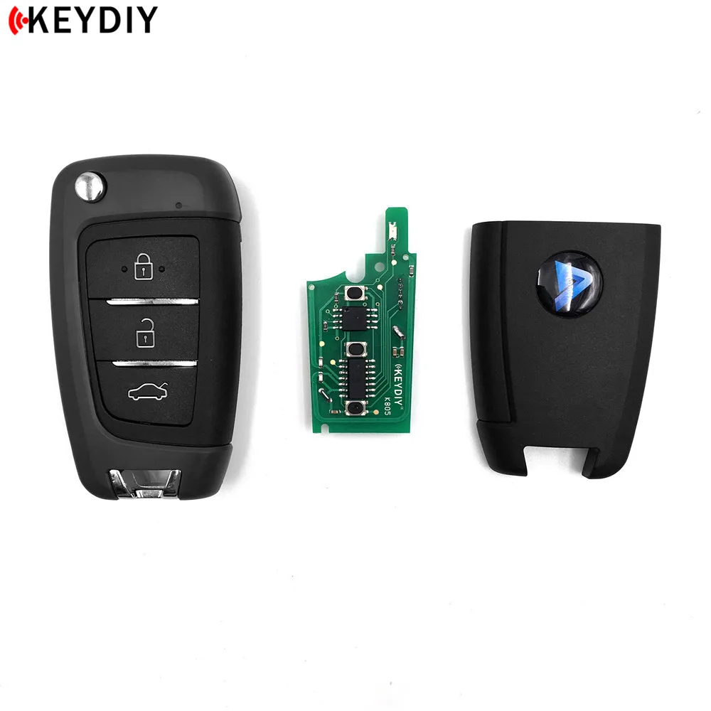 Дистанционный Автомобильный ключ KEYDIY KD B25 5 шт./лот для KD900 +/URG200/KD X2/KD мини ключевой