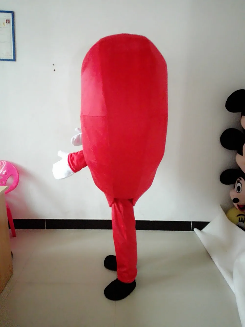 Одежда для куклы с милым сердцем улыбки костюм талисман представлений|mascot