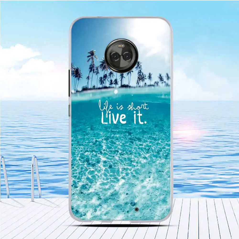 Чехол для Motorola Moto X4 XT1900 X 2017 (4th gen) мягкий силиконовый чехол из ТПУ с принтом |