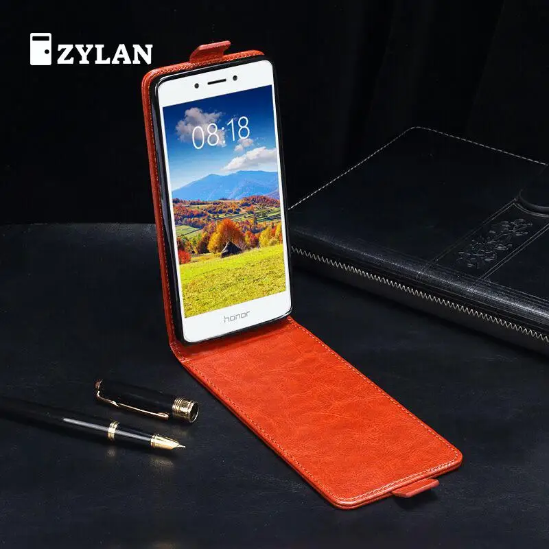 ZYLAN For Huawei Enjoy 6A 6X Case Luxury Flip Leather Phone Cover Bag &amp FREE GIFT | Мобильные телефоны и аксессуары