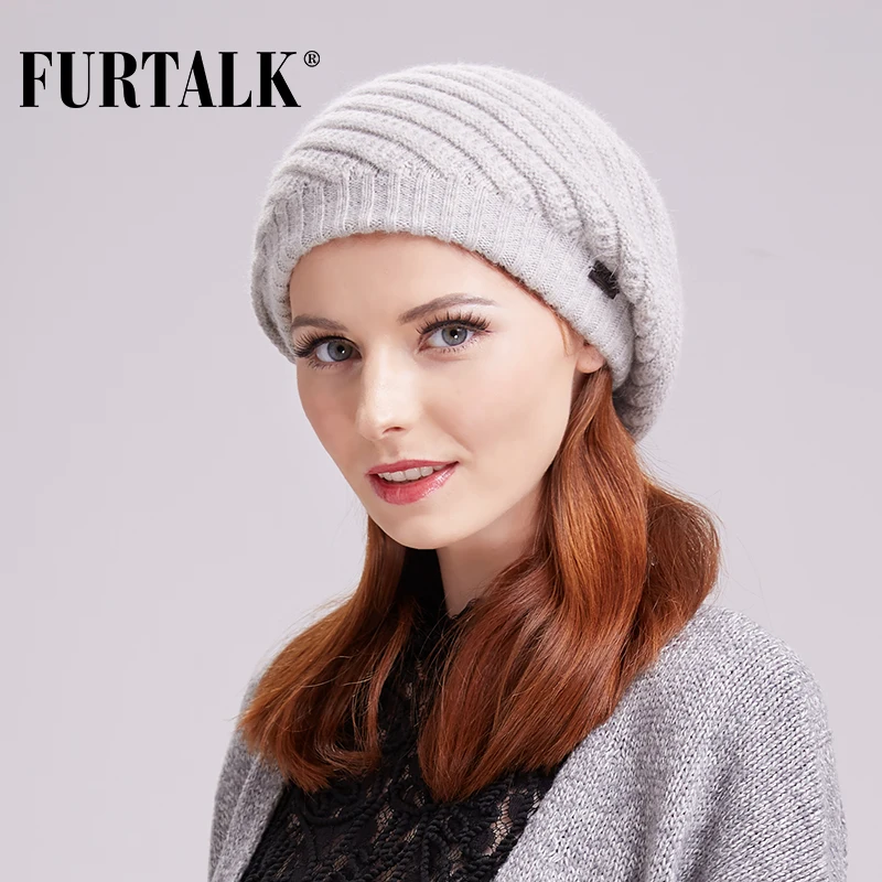 FURTALK Женский вязаный берет | Аксессуары для одежды