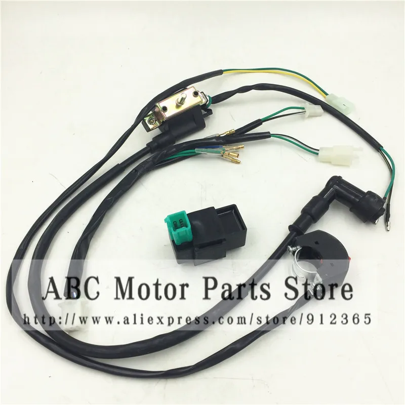 NEW WIRING LOOM HARNESS 5 PIN CDI PIT BIKE 90CC 110CC 125CC electrics
