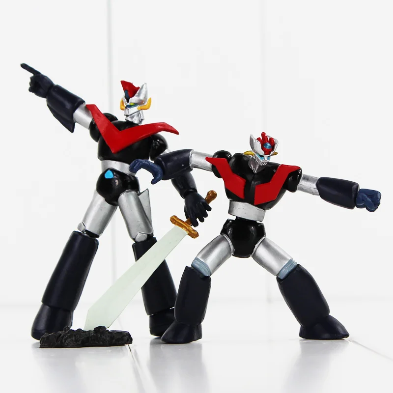 2 шт./лот аниме Mazinger Z ПВХ экшн фигурка Модель Кукла игрушка|toys free shipping|mazinger zpvc action