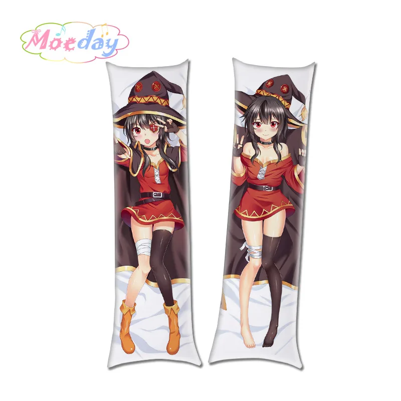 3 KonoSuba Божье счастье на этом прекрасном мире! Аниме персонажи Megumin длинная подушка для объятий чехлов - Цвет: 3