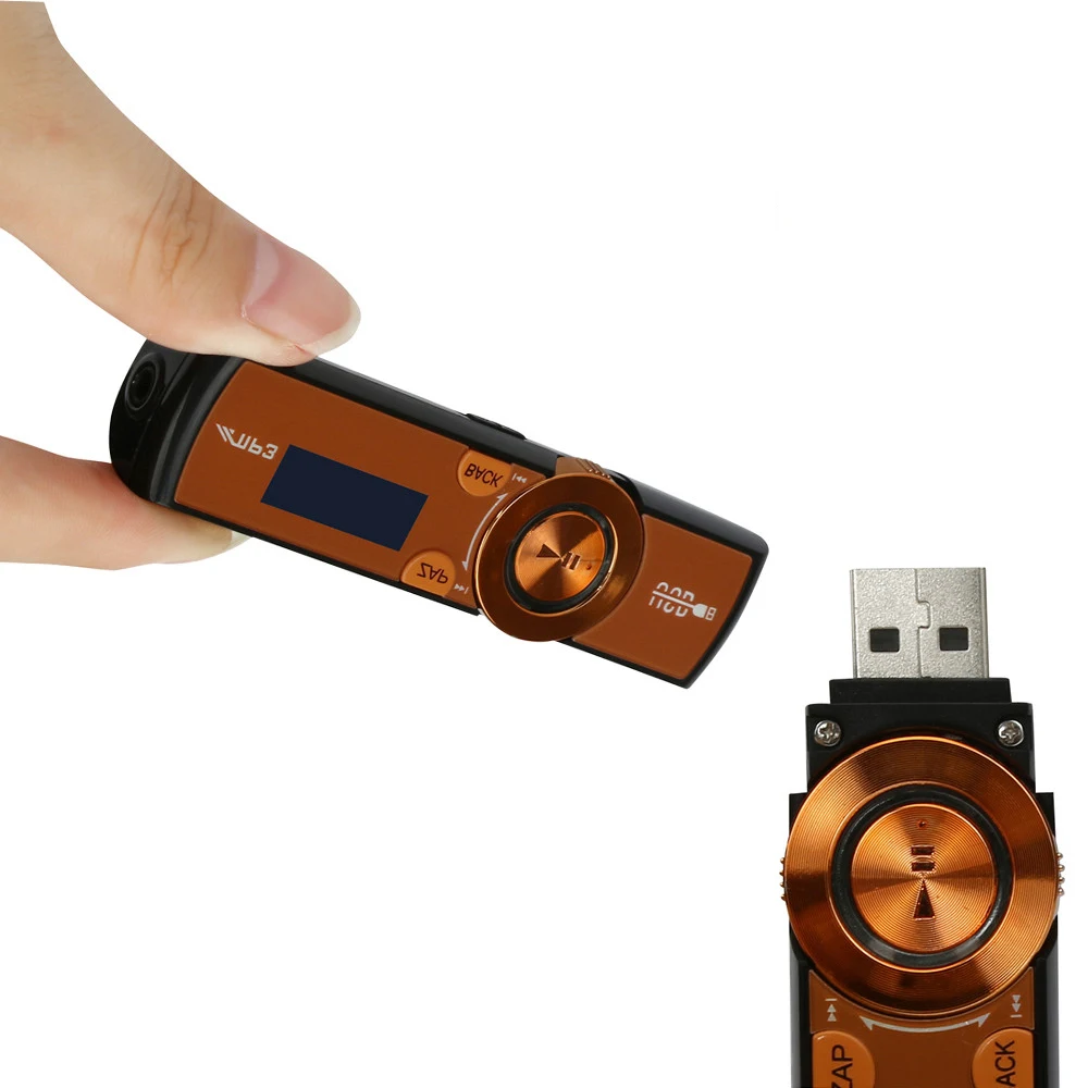 Мини MP3-плеер с зажимом, MP3, USB, ЖК-экран, поддержка 8 ГБ, флеш-плеер TF, поддержка s, fm-радио, функция Мини-плеера