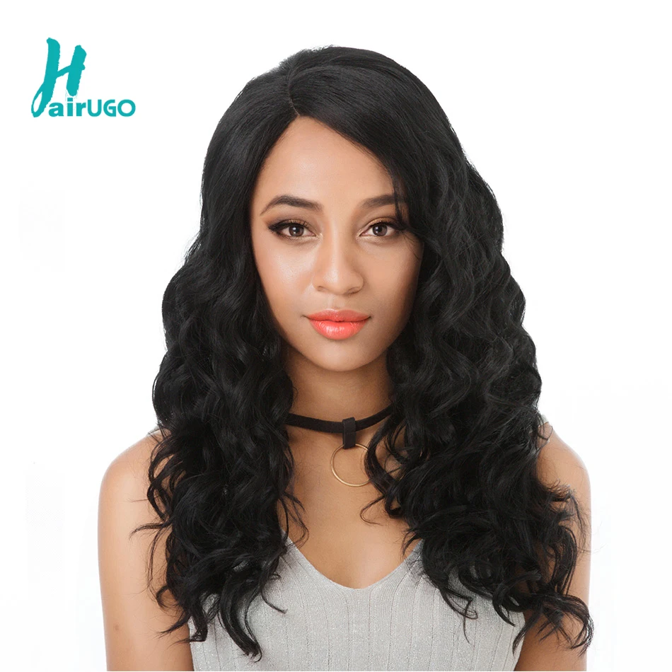 HairUGo перуанская волна тела 4*4 Кружева Закрытие человеческих волос парики для
