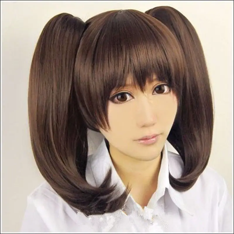 The Seven Deadly Sins Nanatsu no Taizai Diane Wigs Brown Ponytails Heat Resistant Synthetic Hair Cosplay Wig + Wig Cap