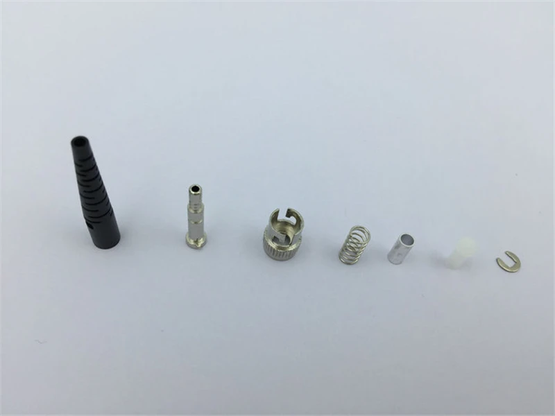 Комплект оптоволоконных коннекторов ST без зажима открытия ободка SM ММ 1000 3 0 2 мм