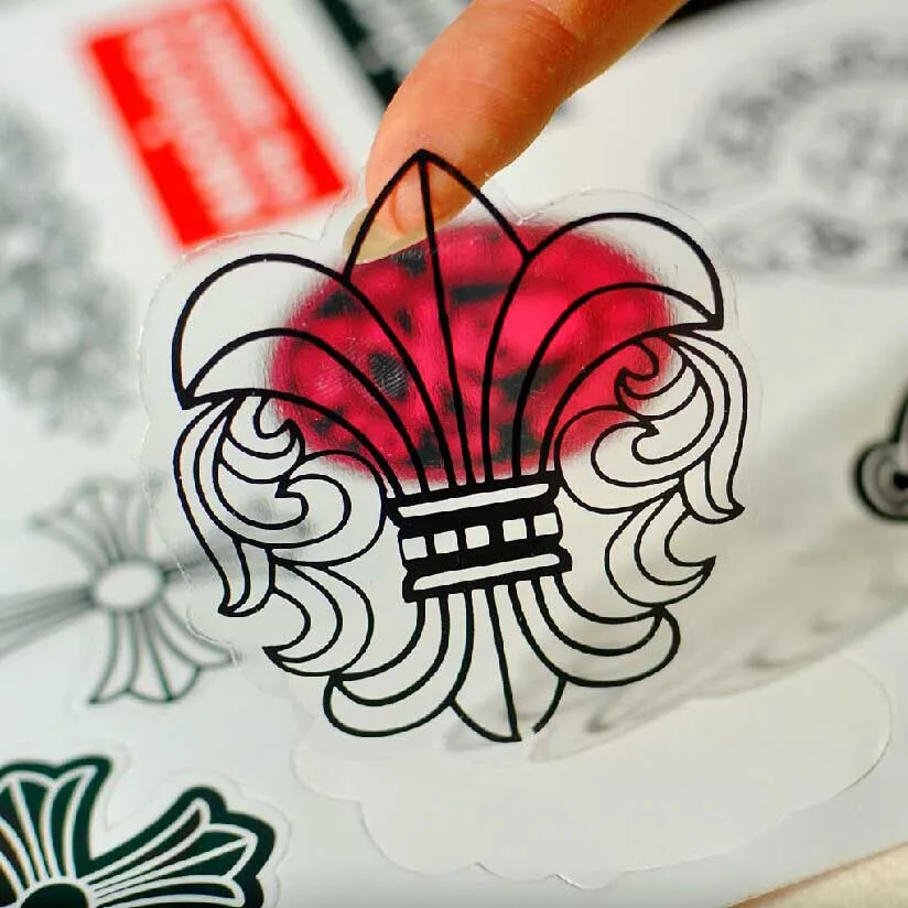 

500pcs a lot PVC Self-Adhesive Label Custom Packages Sticker Film Labels Box sticker Customized Printing LOGO