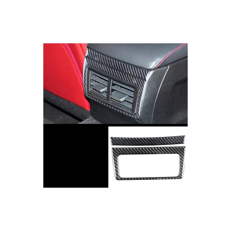 

lsrtw2017 carbon fiber car armrest vent trism for lexus is200t is300 is250 2013 2014 2015 2016 2017 2018