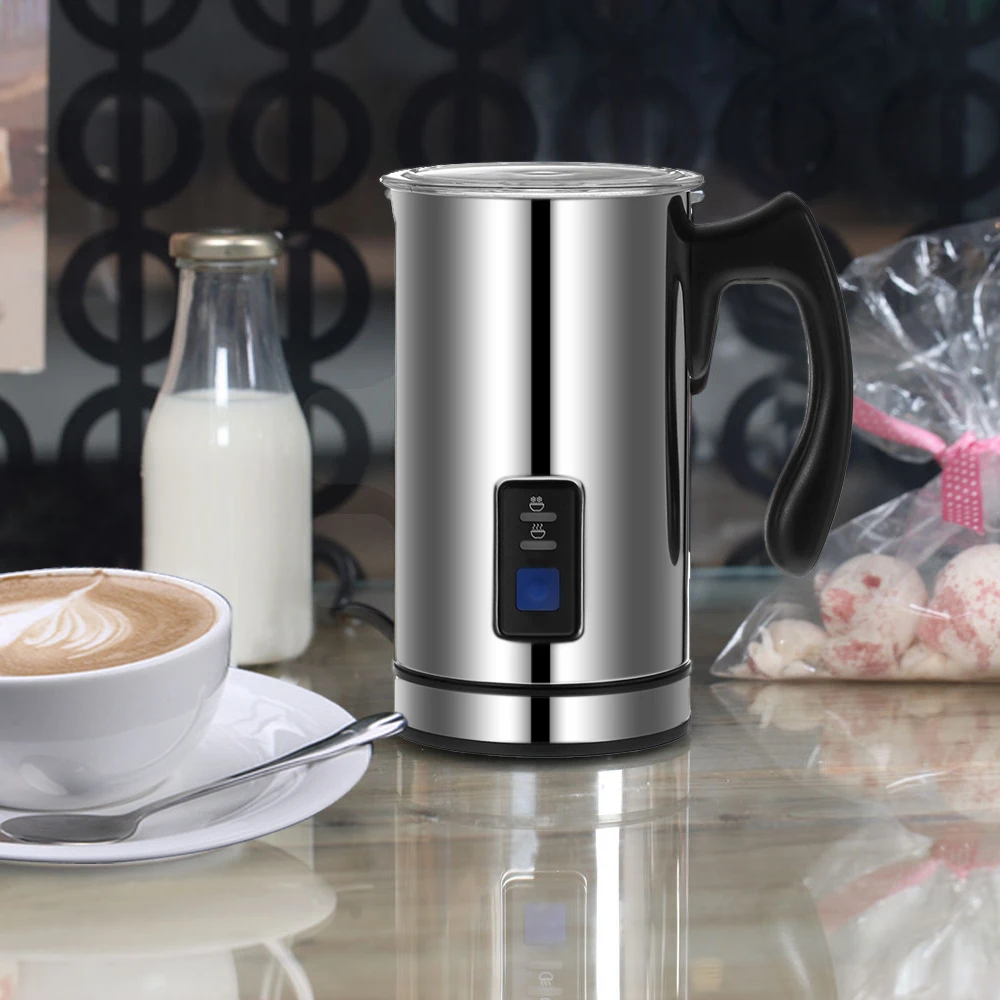 homgeek 220V кофемашина нержавеющей стали кофеварка автоматически frother кофе латте, капучино электрической молока на домашней кухне