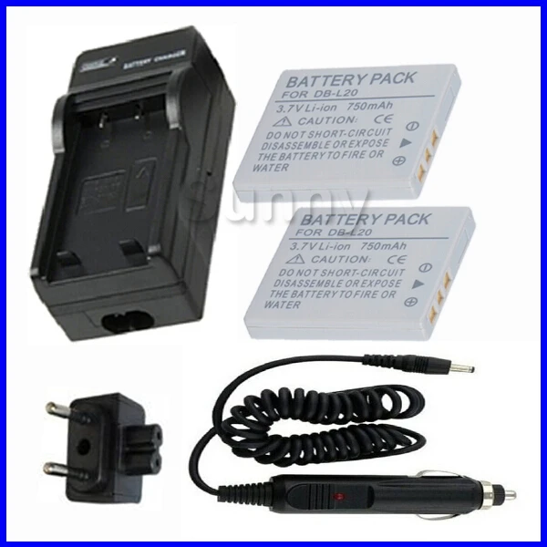 

Battery (2-Pack) + Charger for Sanyo Xacti VPC-C4, VPC-C5, VPC-C6, VPC-CA6, VPC-CA65, VPC-CA8, VPC-CA9 Digital Camcorder