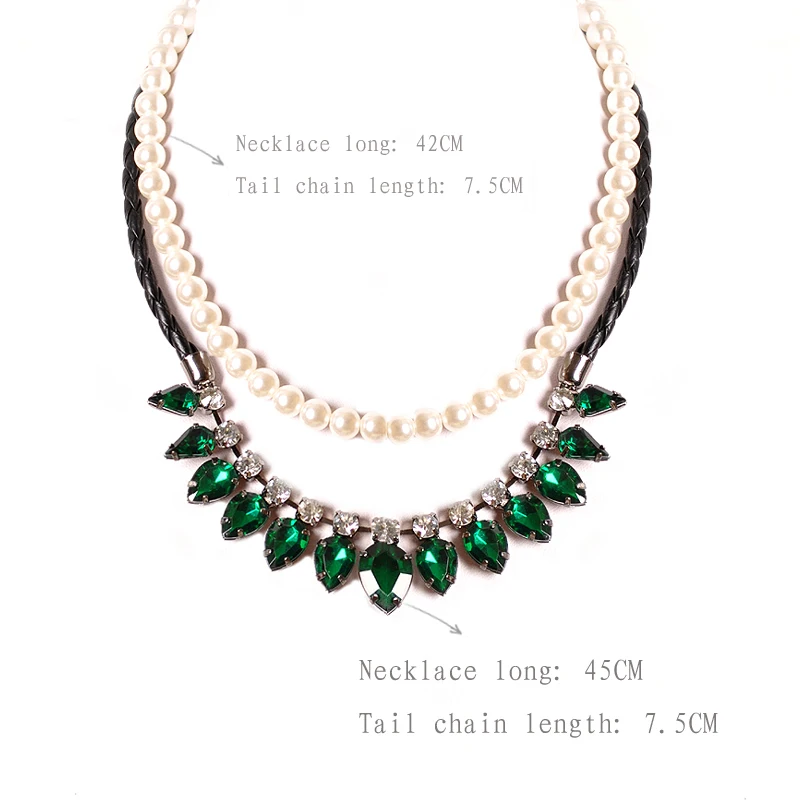 Hot new fashion flowery women's birthday party black chain tassel purple green pink necklace gift free shipping | Украшения и
