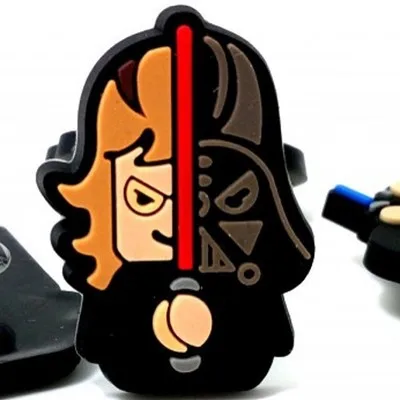 Высокое качество 7 шт. Звездные войны R2D2 робот Супер герои силиконовые аксессуары