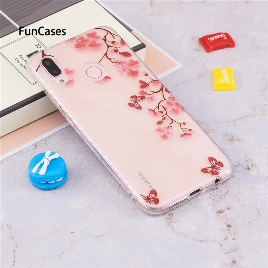 5 84 &quothuawei P20 Lite чехол мягкий силиконовый TPU с рисунком для телефона защитный huawei