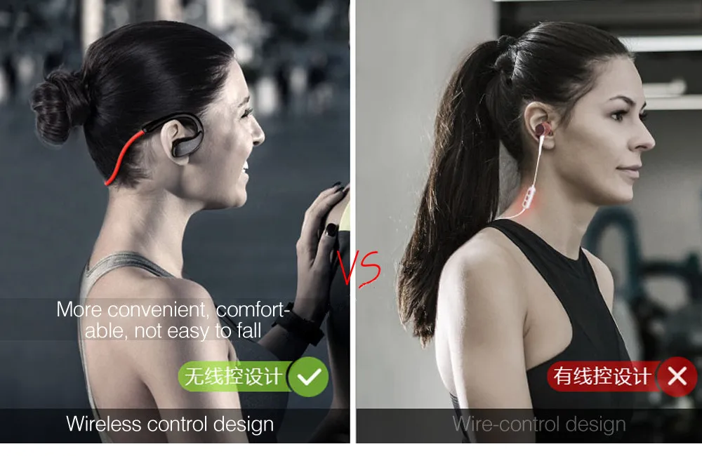 4,1 Bluetooth гарнитура наушники беспроводные наушники микрофон AptX спортивные наушники для iPhone Android телефон