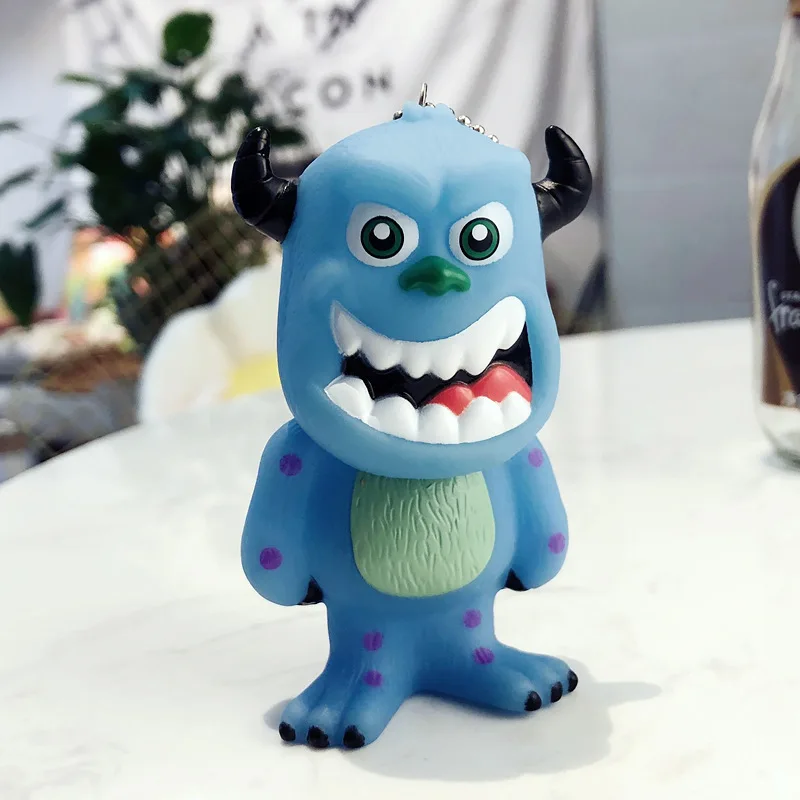 Забавный брелок со слоном свиньей звуком с большими глазами аниме креативный