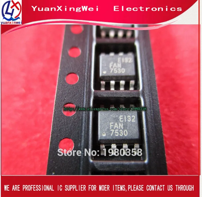 10 шт./лот FAN7530 FAN7530M 7530 fan7530mx SMD Chip новая оптовая продажа Электронная|chip| |