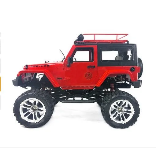 Красный Высокоскоростной грузовик автомобиль P405 2,4g 4WD bigfoot внедорожный пульт дистанционного управления автомобиль багги игрушка модель rc игрушки подарки для детей лучшие подарки игрушки - Цвет: Красный