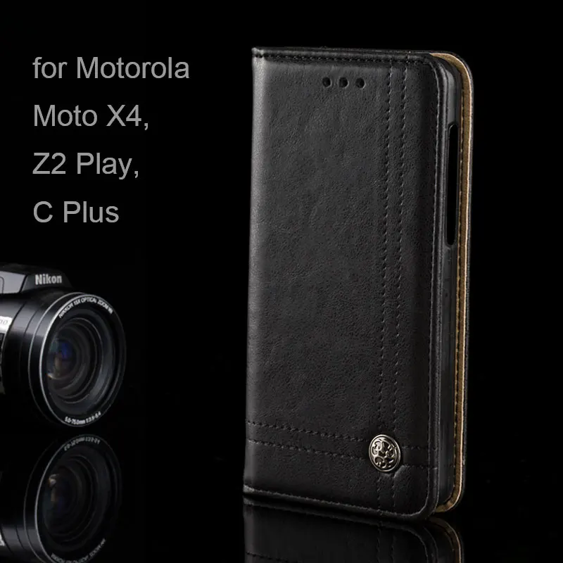 Кожаный чехол AIORIA в винтажном стиле для Motorola MOTO X4 Z2 Play качественные мягкие