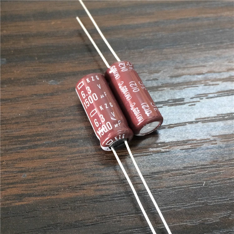 6 шт. 1500 мкФ 3 В NCC KZG серии 8x20 мм супер низкий ESR 6.3V1500uF алюминиевый