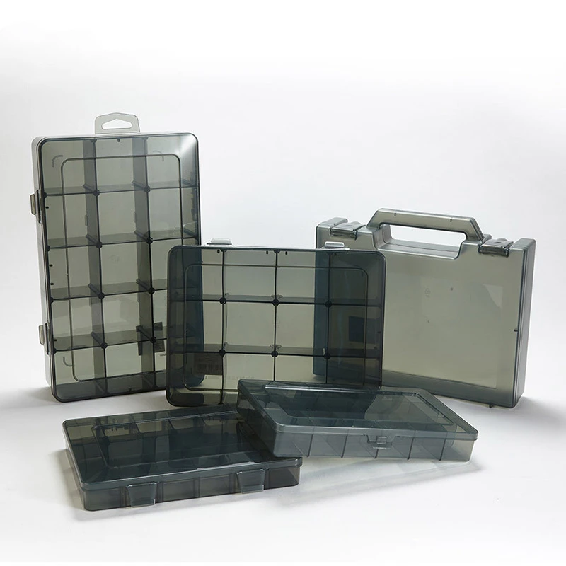 Домашний пластиковый портативный ящик для инструментов запчасти винты коробка