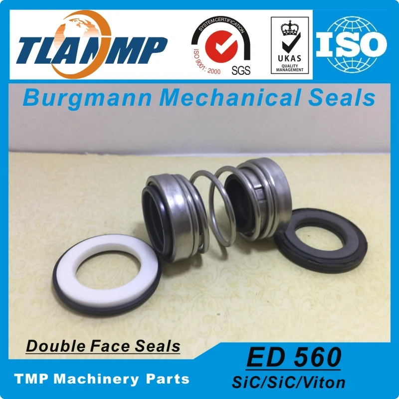 560D 40 Burgmann двойное механическое уплотнение (ED560 40) для насоса (материал: CE/CA/NBR + SiC/NBR)