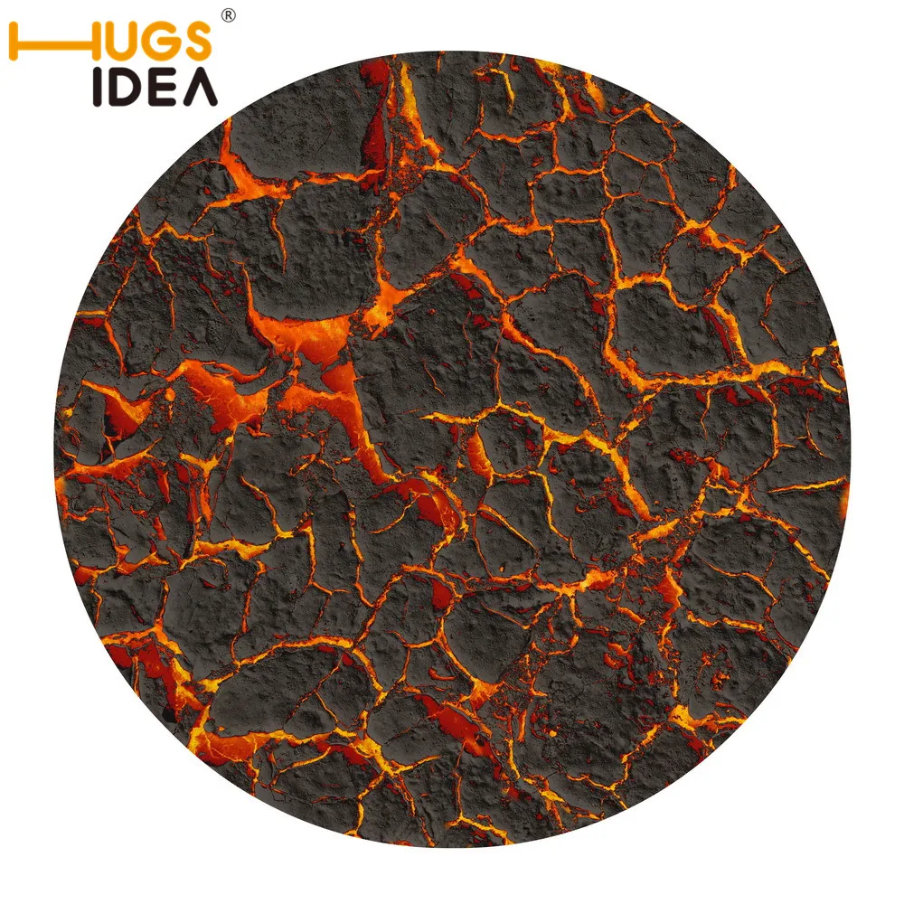 Креативный HUGSIDEA для барбекю вечеривечерние круглый коврик тонкие круглые