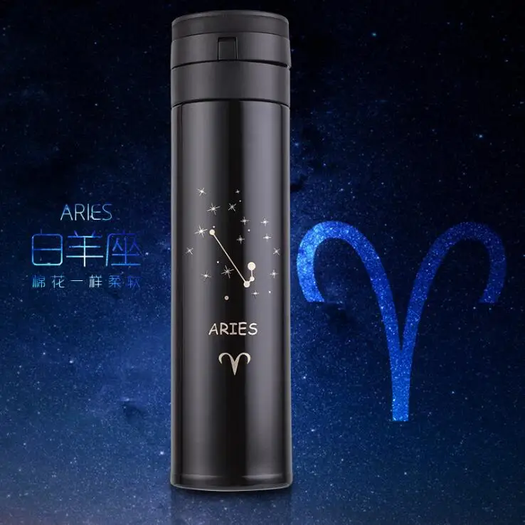 AQW1091- 450ml ARIES Keelorn, высокое качество,, двойные стенки, нержавеющая сталь, термосы, 500 мл, термокружка для кофе, чая, молока, кружка для путешествий, термол, бутылка - Цвет: AQW1091- 450ml ARIES