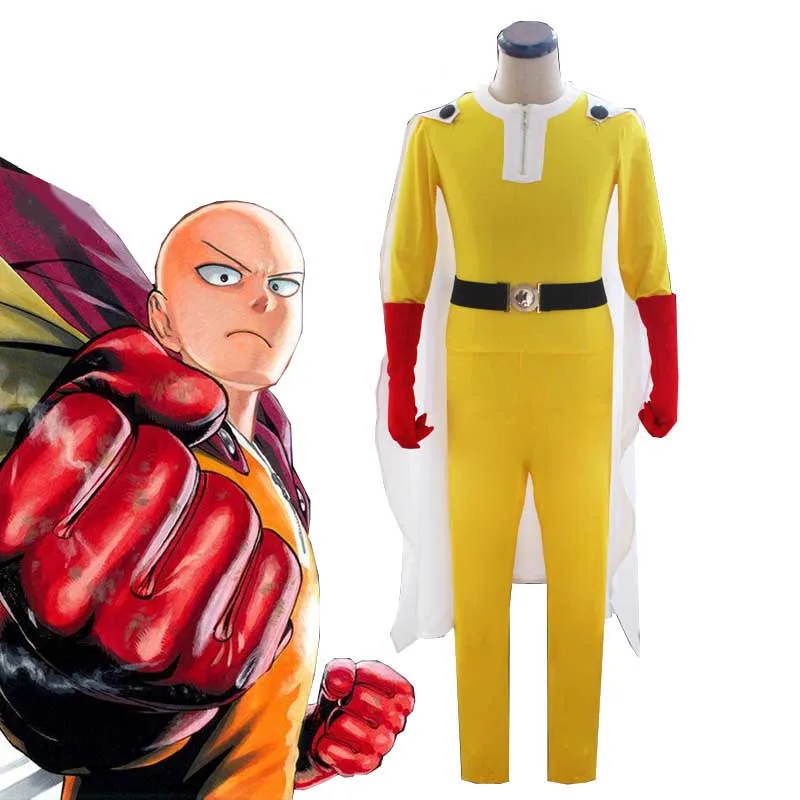 Костюм японского аниме One Punch Man для костюмированной вечеринки костюм супергероя