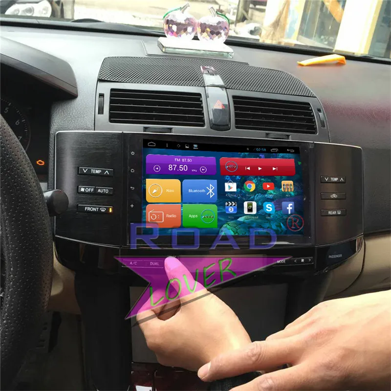 Автомобильный аудиоплеер Roadlover Android 6 0 стерео GPS-навигация 2Din радио без DVD для Toyota
