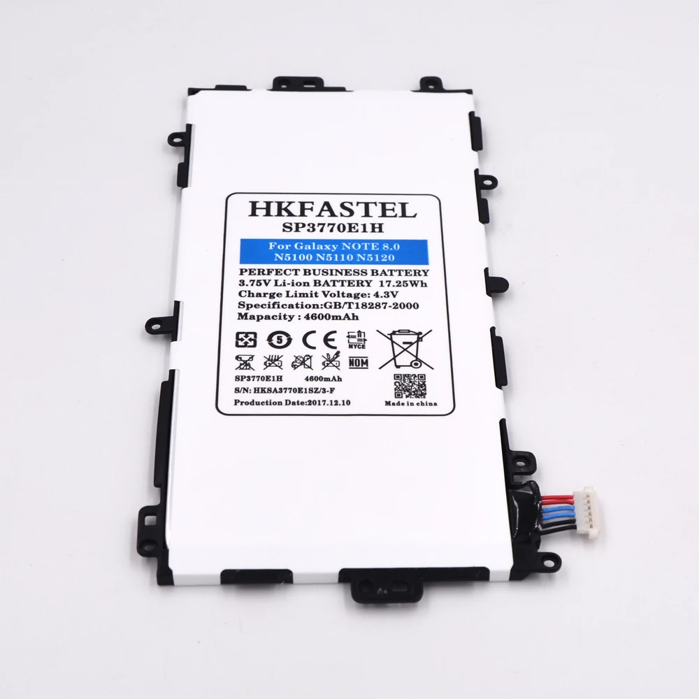 HKFASTEL SP3770E1H Оригинальный аккумулятор для samsung Galaxy Note 8 0 N5100 N5110 N5120 окно планшета