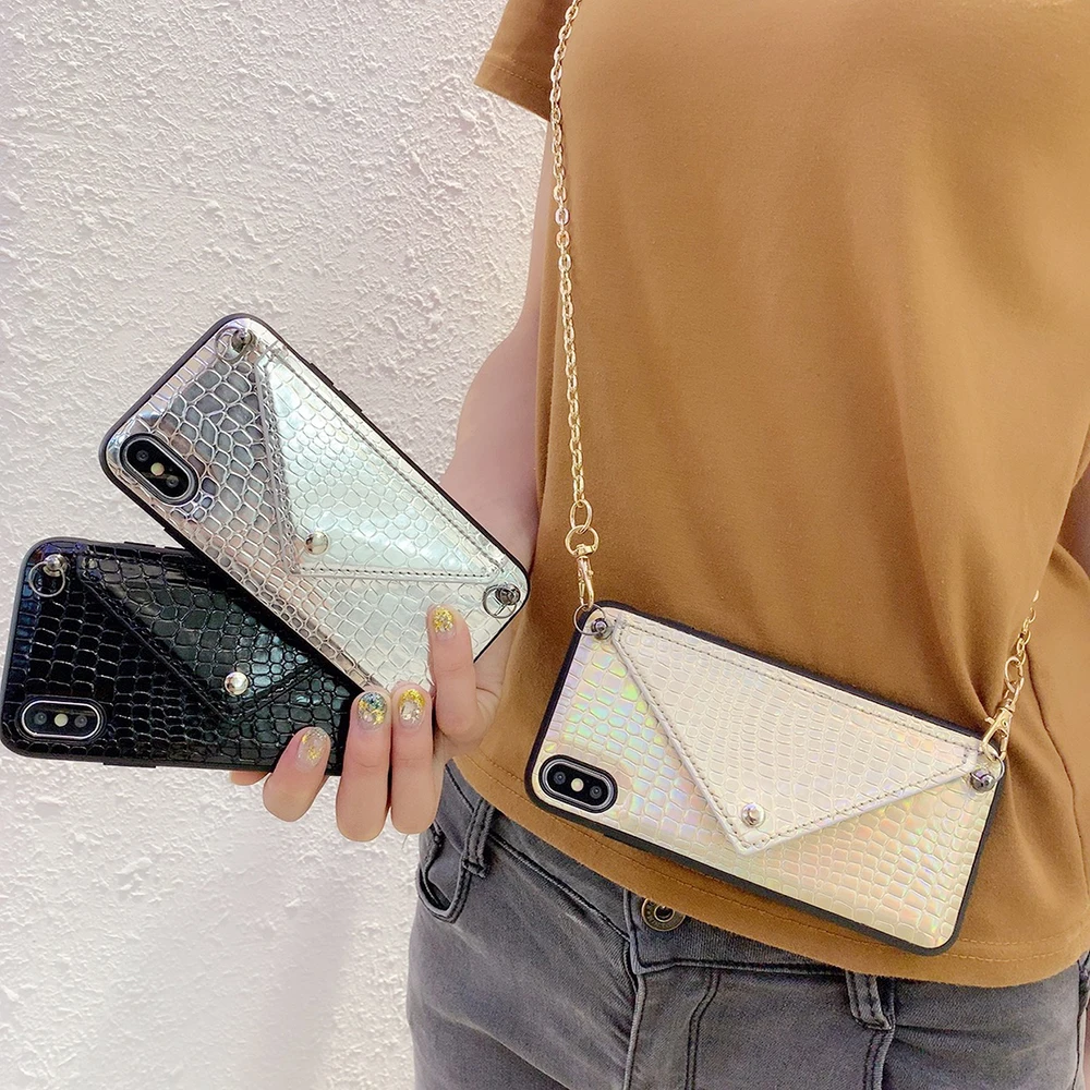 Кожаный чехол книжка через плечо для iPhone XS Max XR X 7 8|Бамперы| |