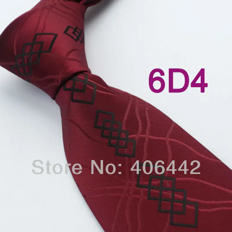 Мужской галстук Coachella Бордовый Красный Пейсли с черным бриллиантом