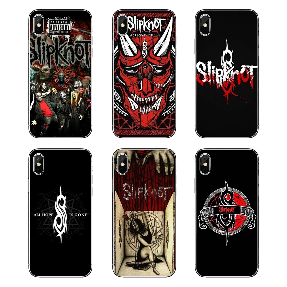 Для iPod Touch iPhone 4 4S 5 5S 5C SE 6 S 7 8 X XR XS плюс MAX тяжелый металл группа Slipknot мягкий